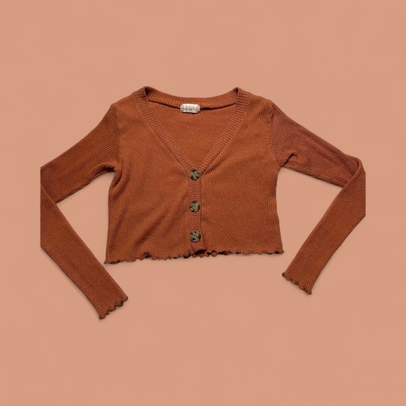 Altar'd State Sweaters - Altar'd State Burnt Orange Cardigan